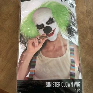 Sinister clown wig excellent condition!